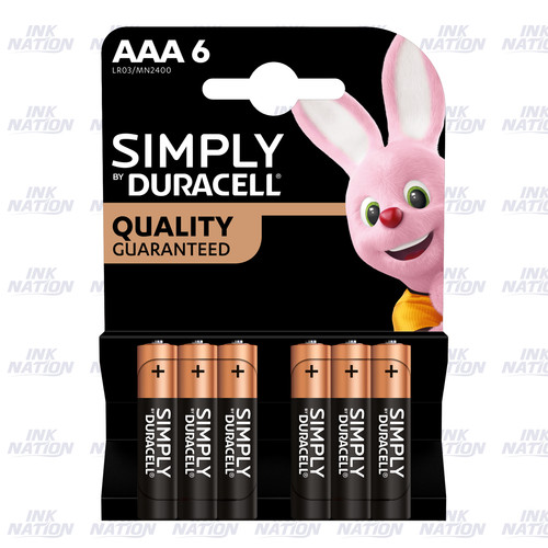 Duracell simply aaa batteries - duracell,