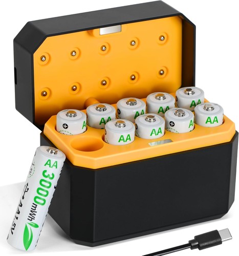 Rechargeable batteries - rechargeable, aa