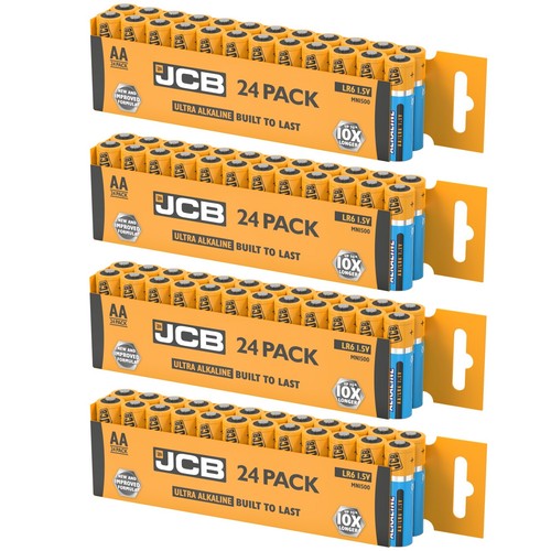 Pack jcb ultra alkaline aa - 96,