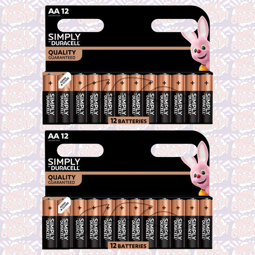 Duracell simply alkaline - duracell, aa