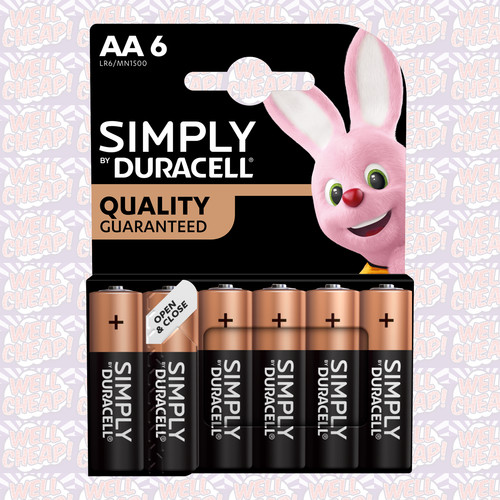Duracell batteries simply - duracell, aa
